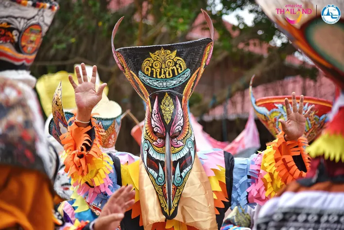 Phi Ta Khon Festival Costumes